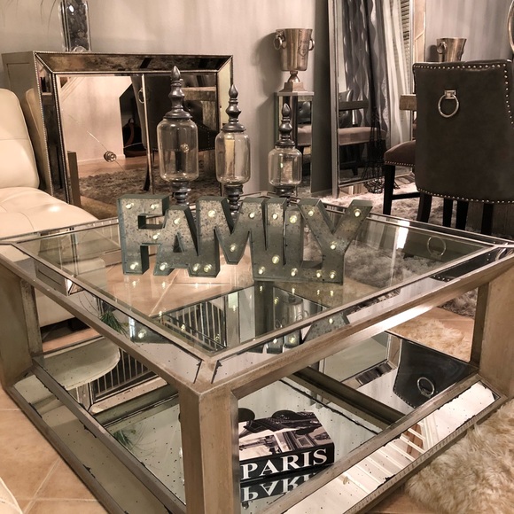 Other Z Gallerie Mirrored Coffee Table Poshmark